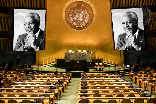 General Assembly Pays Tribute to Former Secretary-General Kofi Annan