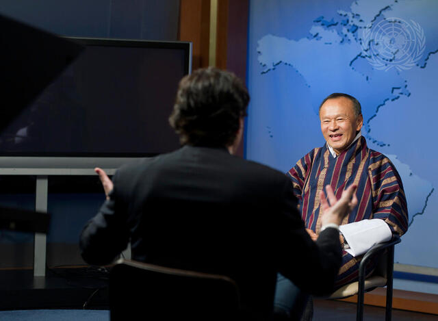 Prime Minister of Bhutan Interviewed on Happiness ahead of High-Level Meeting