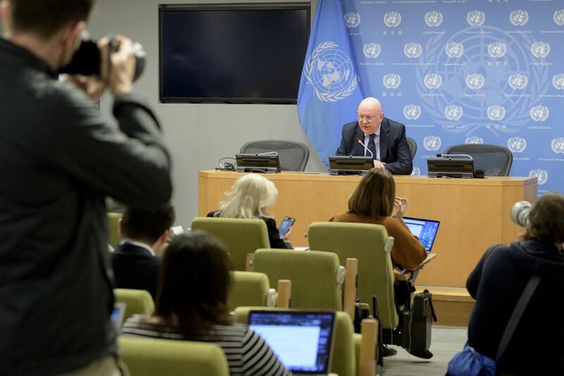 Permanent Representative of Russian Federation Briefs Press