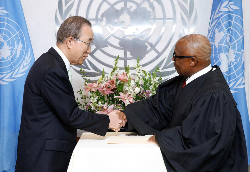 Secretary-General Swears in UN Dispute Tribunal Judge