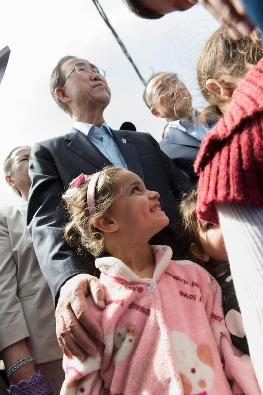 Secretary-General Visits Refugees in Northern Lebanon