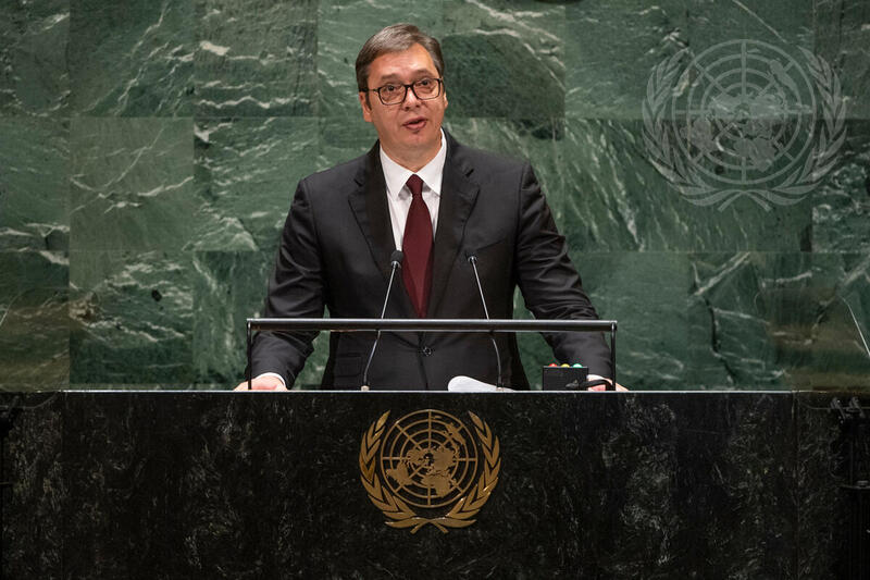 President of Serbia Addresses the General Assembly