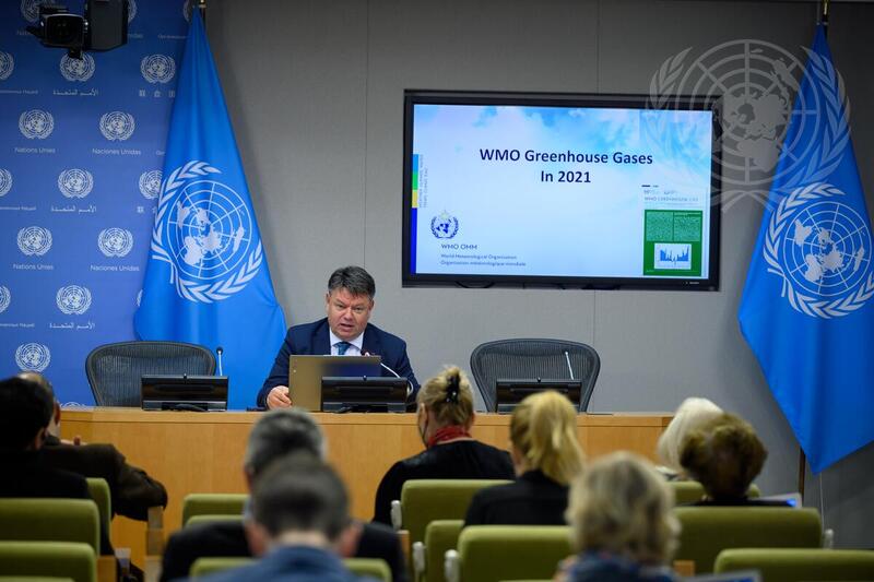 Secretary-General of World Meteorological Organization Briefs Press on Launch of WMO Greenhouse Gas Bulletin