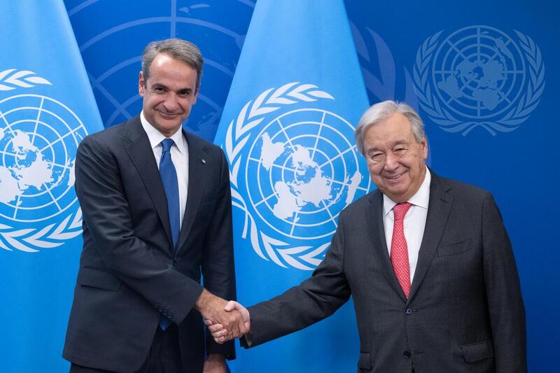 Secretary-General Meets with Prime Minister of Greece