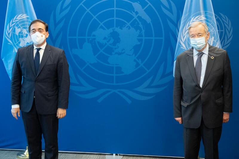 Secretary-General Meets with Foreign Minister of Spain