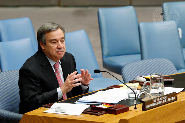 High Commissioner for Refugees Addresses Security Council on Gaza