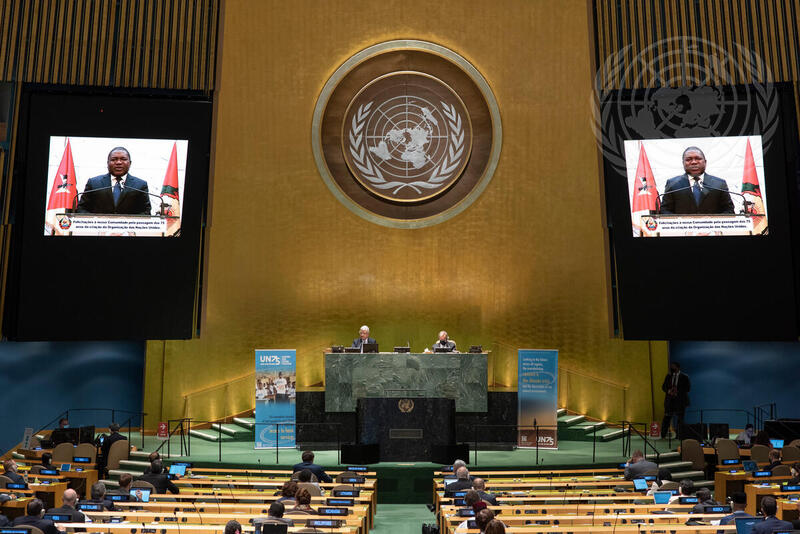 General Assembly Holds High-level Meeting to Commemorate 75th Anniversary of United Nations