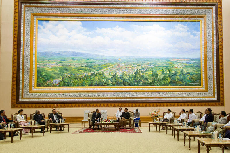 Secretary-General Meets Speaker of Myanmar's Parliament