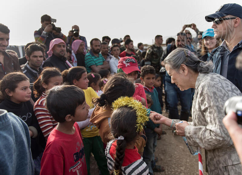 Secretary-General Visits Syrian Refugee Camp in Beqaa Valley, Lebanon