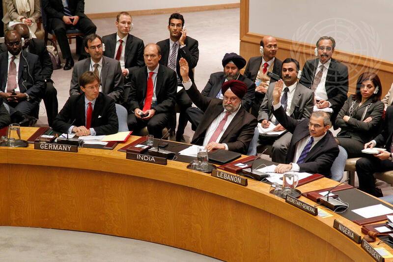 India and Lebanon Abstain in Security Council Vote on Syria