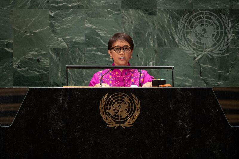 Foreign Minister of Indonesia Addresses 78th Session of General Assembly Debate