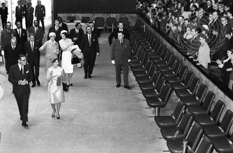 H.R.H. Princess Margaret and Earl of Snowdon Visit UN