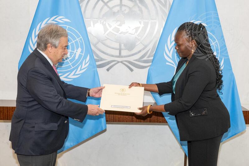 Permanent Representative of South Sudan Presents Credentials to Secretary-General