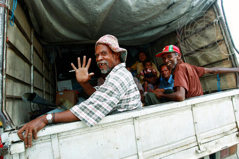 Internally Displaced Families in Timor-Leste Return Home