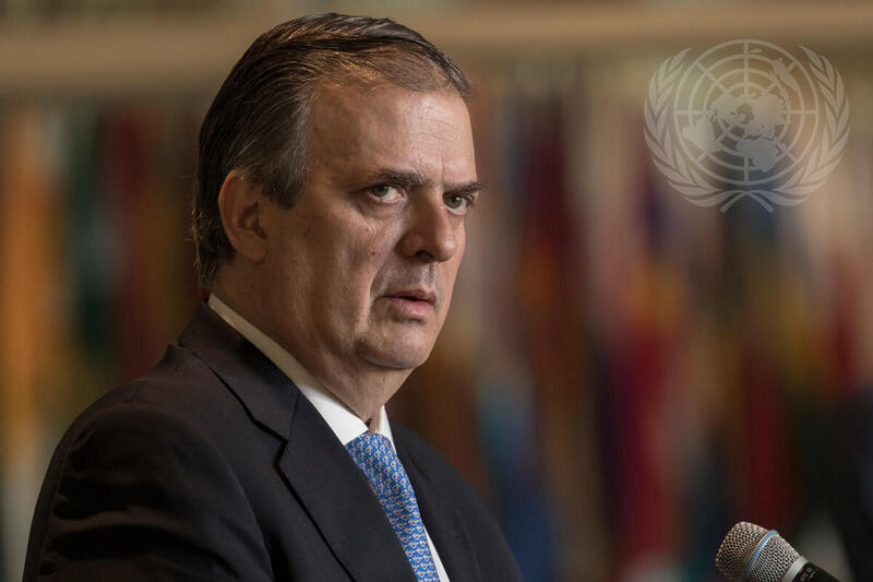 Foreign Minister of Mexico Speaks to Press Following Meeting with Secretary-General