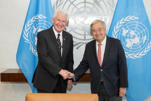 Secretary-General Meets with Permanent Observer of Sovereign Order of Malta