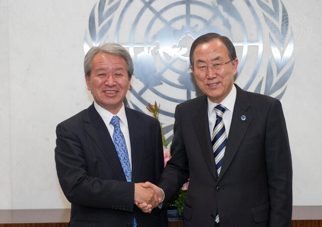 Secretary-General Meets Head of Japanese Development Agency
