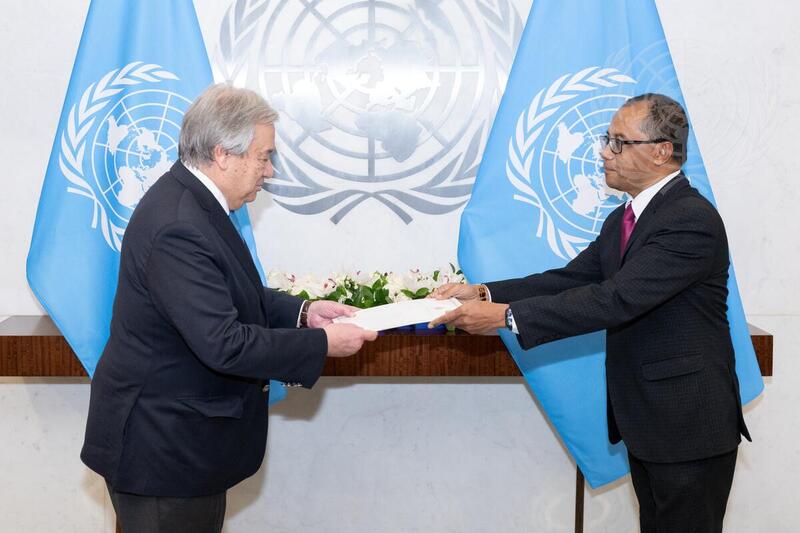 Permanent Representative of Timor-Leste Presents Credentials to Secretary-General