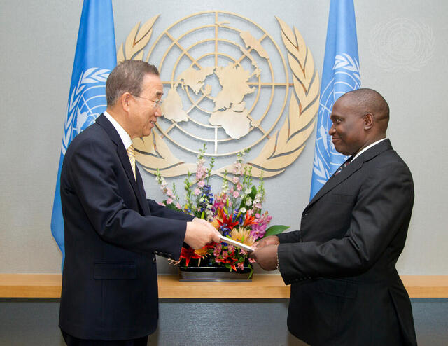 Permanent Representative of Burundi Presents Credentials