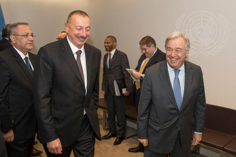 Secretary-General Meets President of Azerbaijan