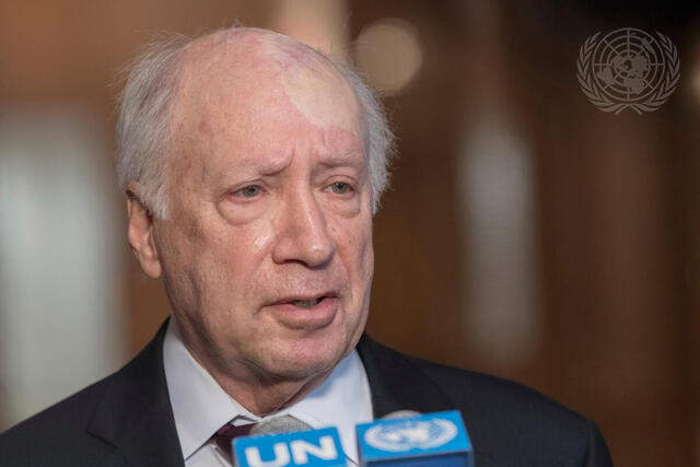UN Envoy for Talks between Greece and former Yugoslav Republic of Macedonia Briefs Press