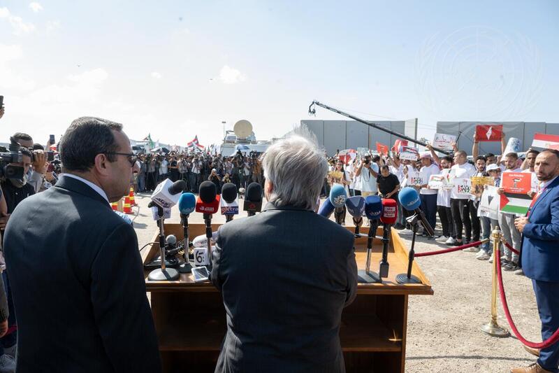 Secretary-General Briefs Press at Rafah Border Crossing