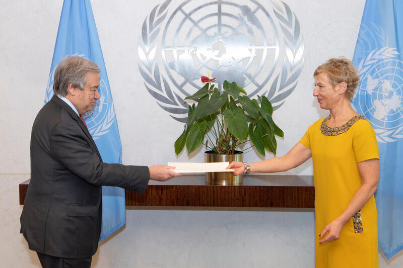 New Permanent Representative of Sweden Presents Credentials