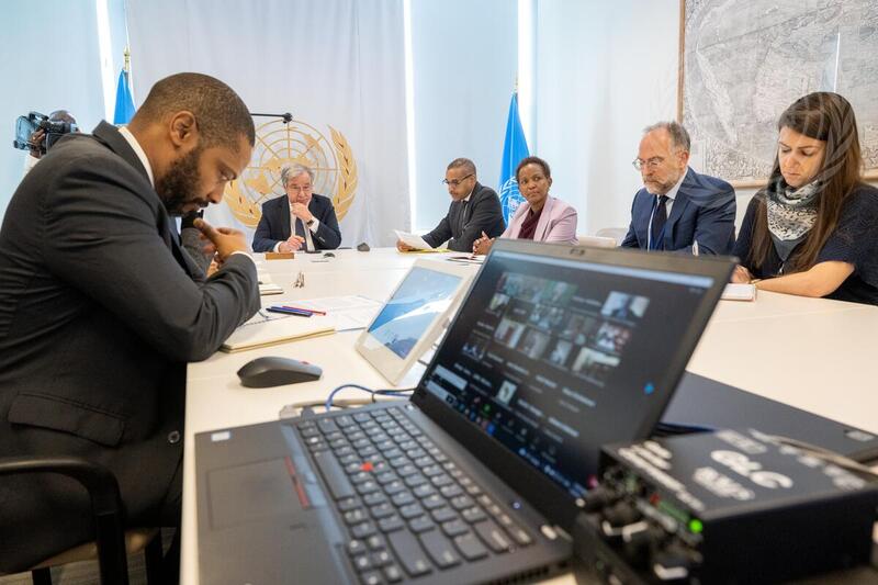 Secretary-General Holds Virtual Meeting on Situation in Sudan