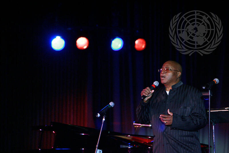 Calypso Singer Performs at UN