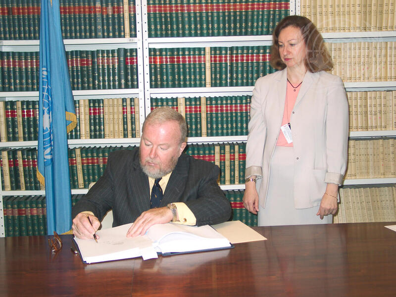 Signing Ceremony: Permanent Representative of Ireland