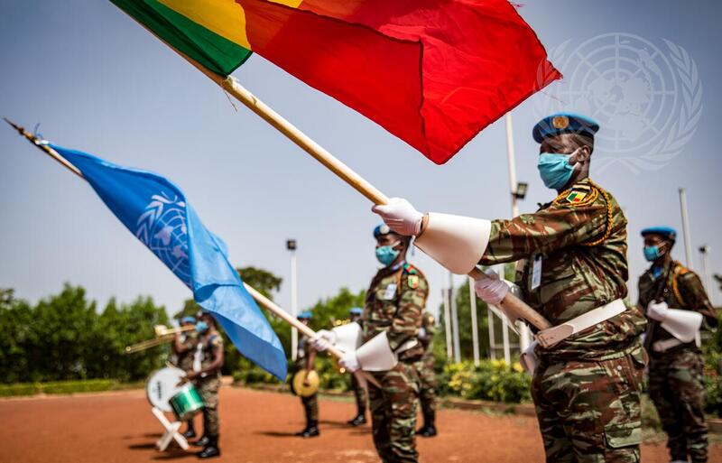 MINUSMA Holds Memorial far Late Egyptian Peacekeeper