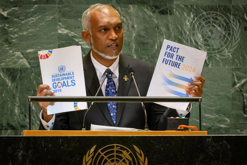 President of Maldives Addresses 79th Session of General Assembly Debate