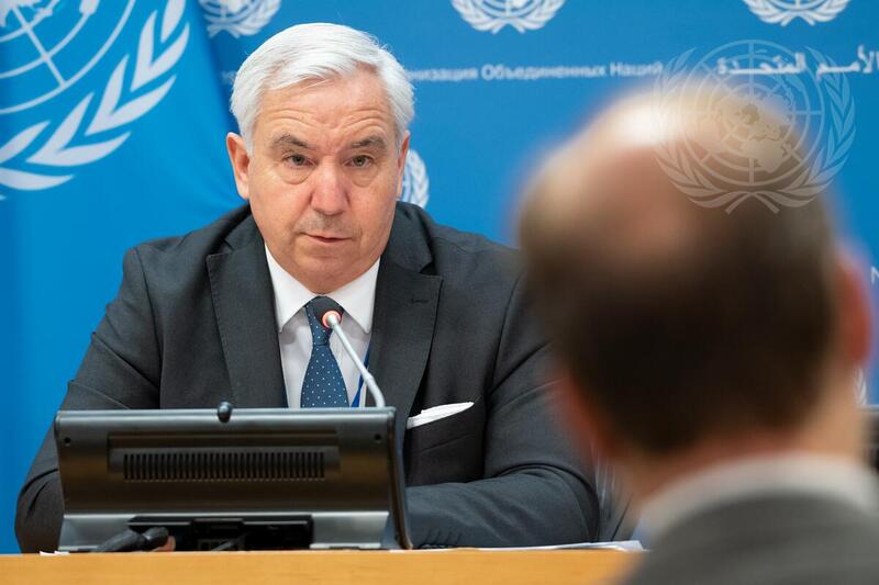 President of Human Rights Council Briefs Press