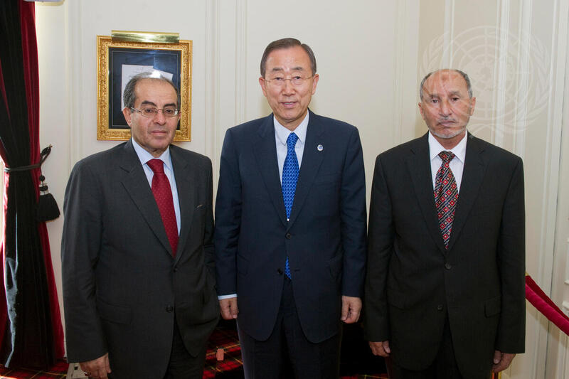 Secretary-General Meets NTC Leaders in Paris