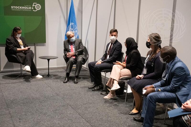 Secretary-General Attends Stockholm+50 Conference