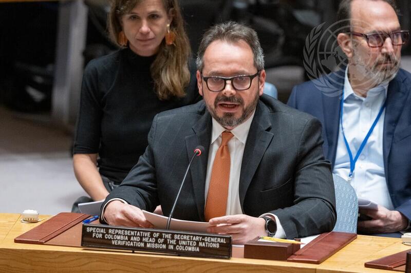 Security Council Meets on UN Verification Mission in Colombia