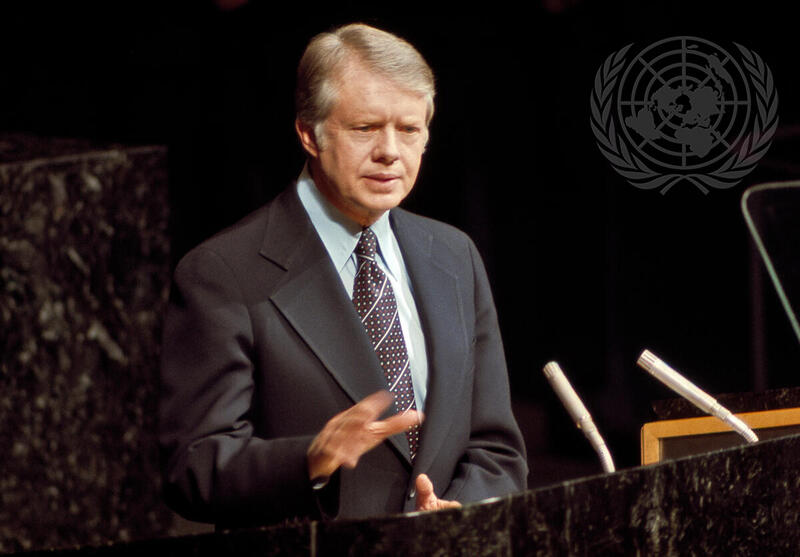 President Jimmy Carter Addresses United Nations Member States