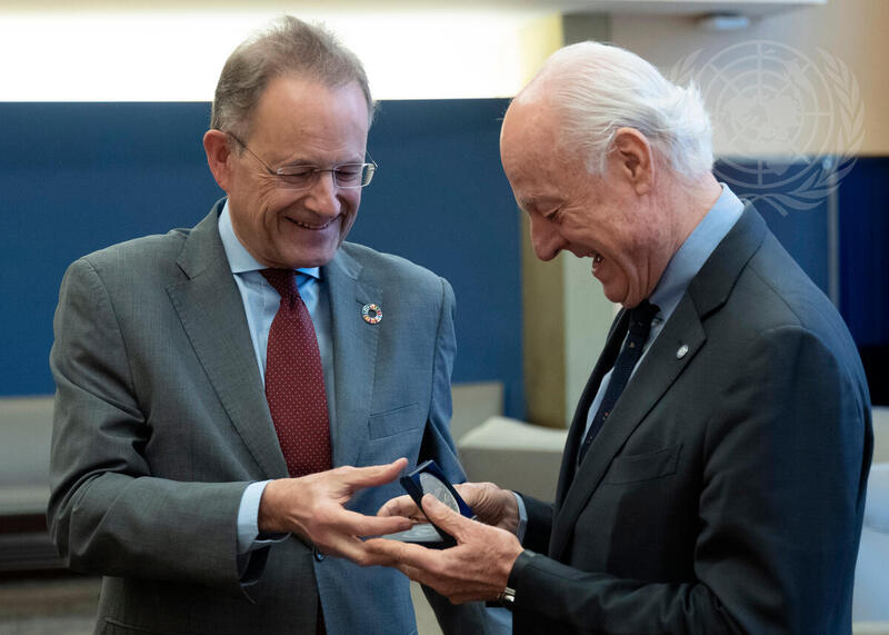 Special Ceremony in Honour of Staffan De Mistura in Geneva