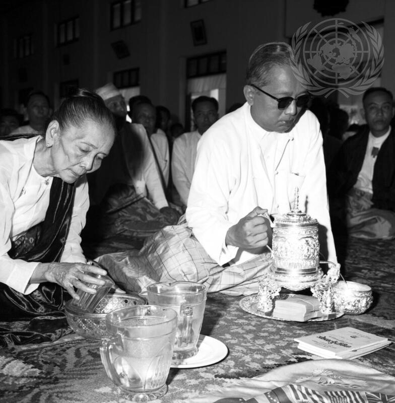 Secretary-General U Thant Visits Burma