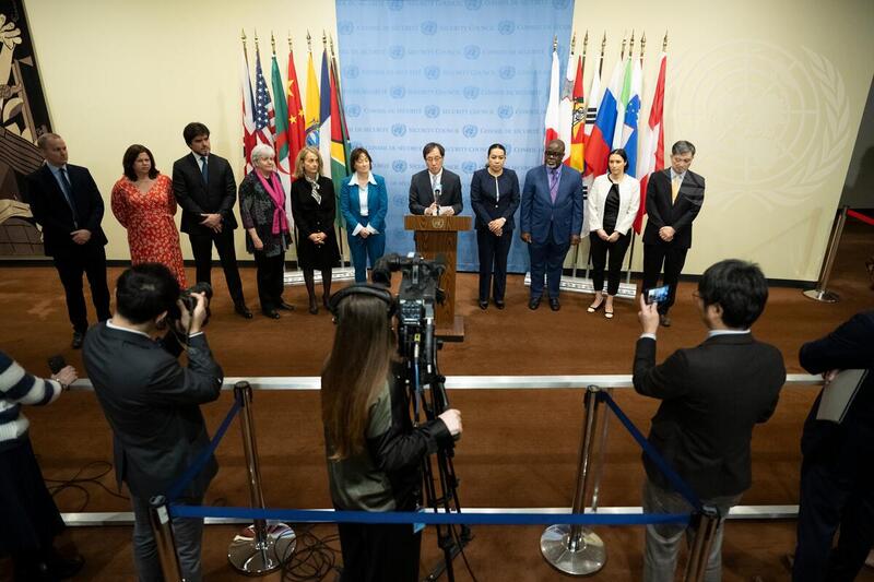 President of Security Council Briefs Press on Women, Peace and Security Shared Commitments