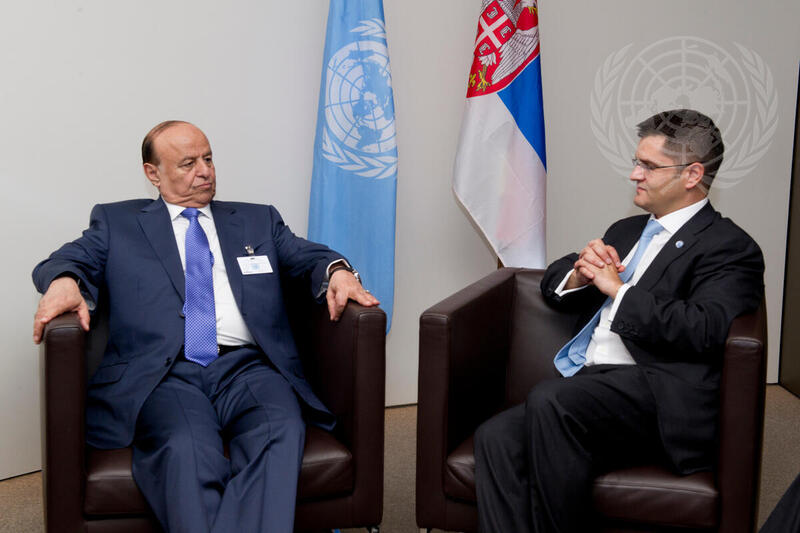 General Assembly President Meets President of Yemen