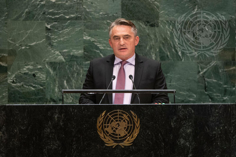 Chairman of Presidency of Bosnia and Herzegovina Addresses General Assembly