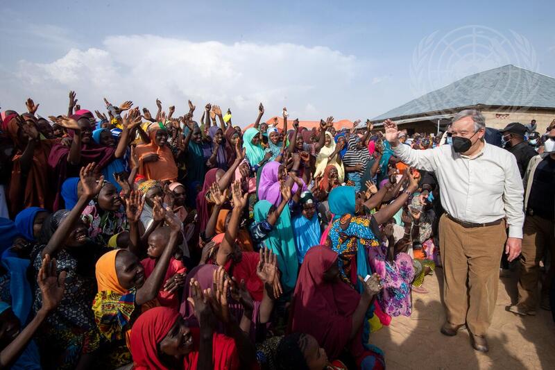 Secretary-General Visits Gubio IDP Camp in Borno State, Nigeria