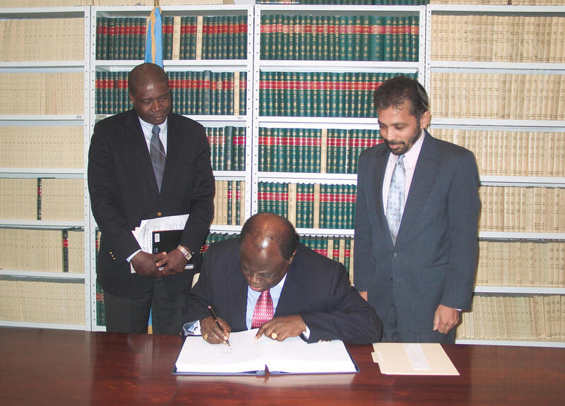 Signing Ceremony: Permanent Representative of Ghana