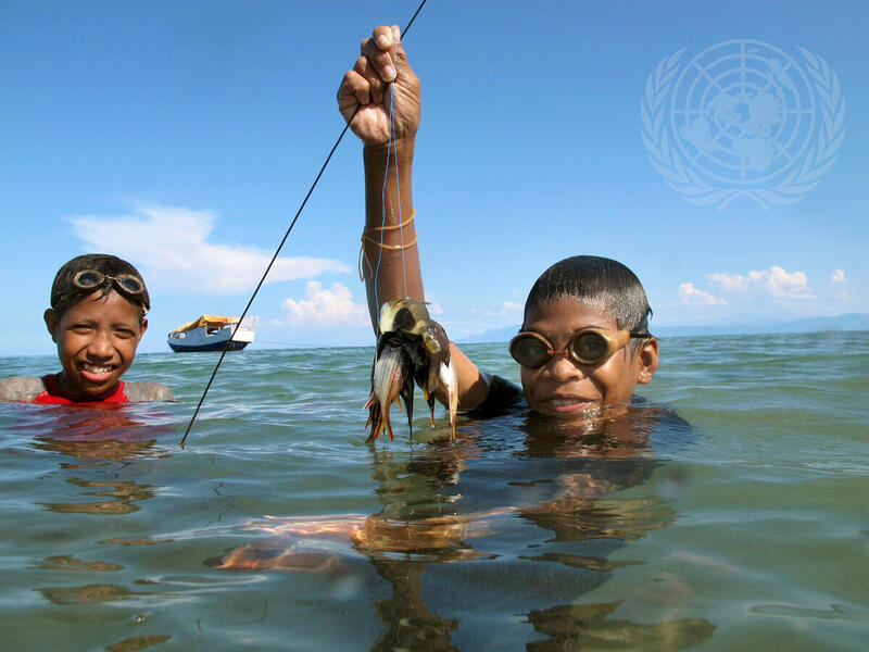 Fishing off Atauro Island, Timor-Leste