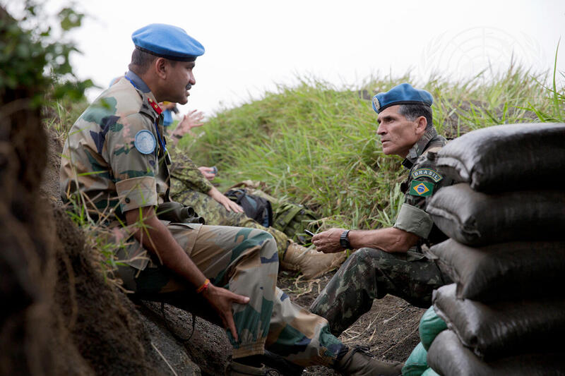 MONUSCO Force Intervention Brigade on Munigi Hill, Eastern DRC