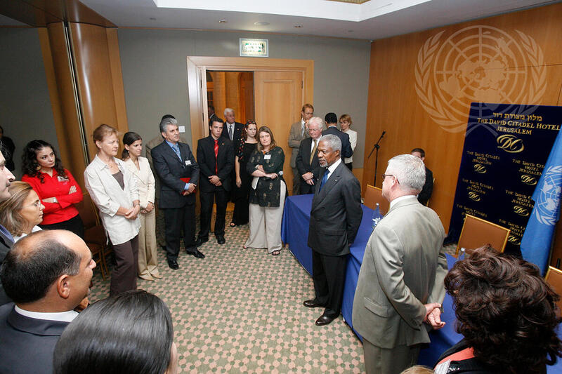 Secretary-General Addresses Local UN Staff in Jerusalem