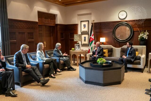 Secretary-General Meets with King of Jordan