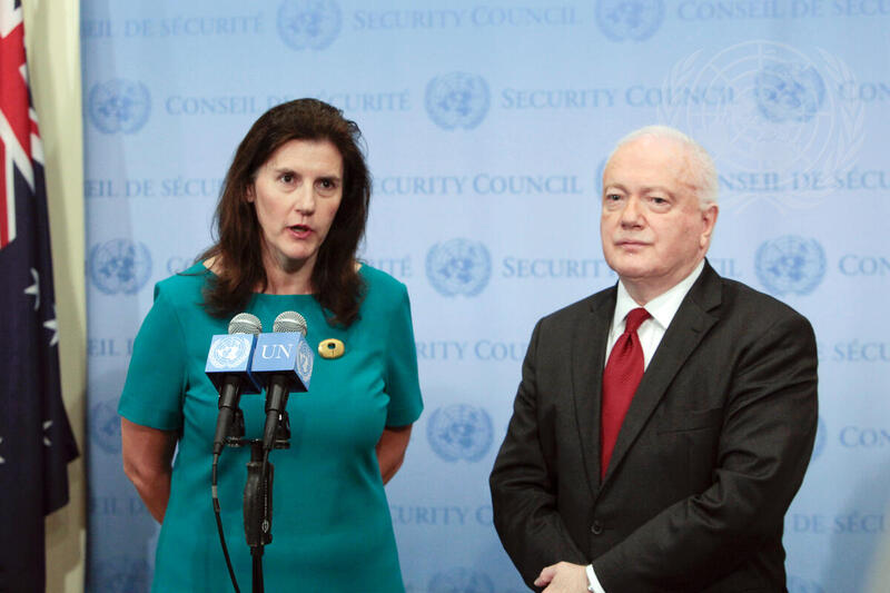 Representatives of Luxembourg and Australia Brief on Syria Statement