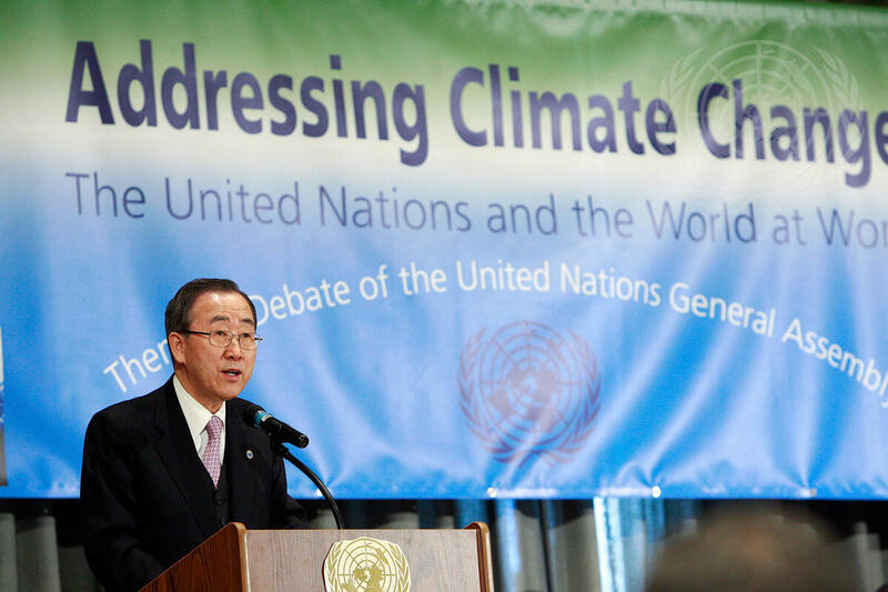 Secretary-General Opens General Assembly Climate Change Debate